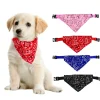 Pet Dog Neck Scarf Puppy Cat Dog Collar Bandana Collar Scarf with Leather Collar Accessories