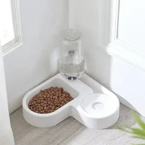 Double Cat Bowl-Pet and Food Bowl Set