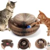 Magic Organ Cats Scratcher Board Round Corrugated Scratching Post Toys