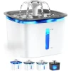 95oz/2.8L Pet Fountain, Automatic Cat Water Fountain Water Dispenser