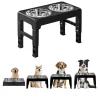 Multi Heights Folding Feeder Raised Dog Bowls