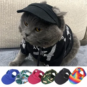 Pet Cat Sun Hat Summer Shade Baseball Cap