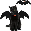 Fashionable Cat Clothes Bat Wings Funny Dog Costume Artificial Wing Pet Cosplay Prop Halloween