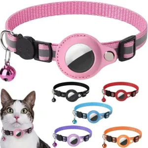 Anti-Lost Cat Collar for Airtag GPS Tracker Protective